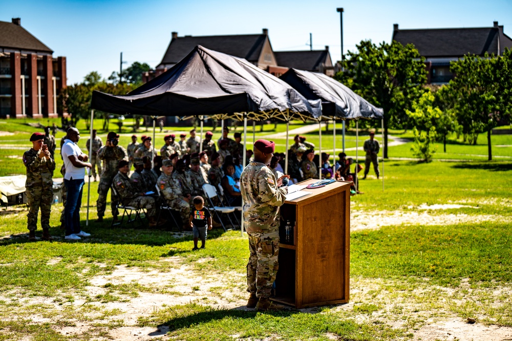 223rd QM Field Feeding Company Change of Responsibility