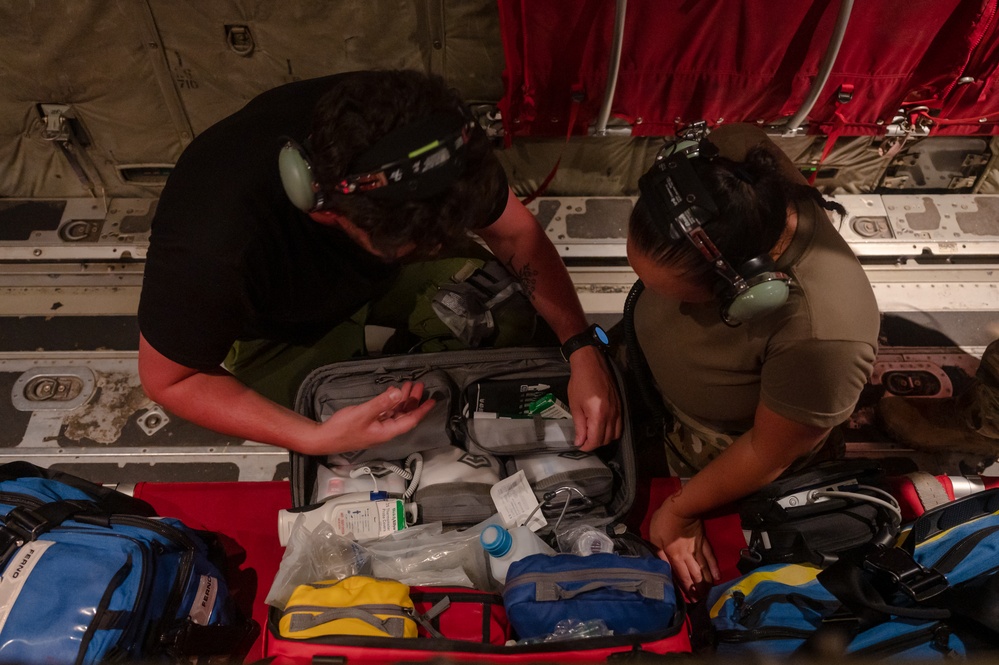 AMG23 Multinational Aeromedical Evacuation Flight