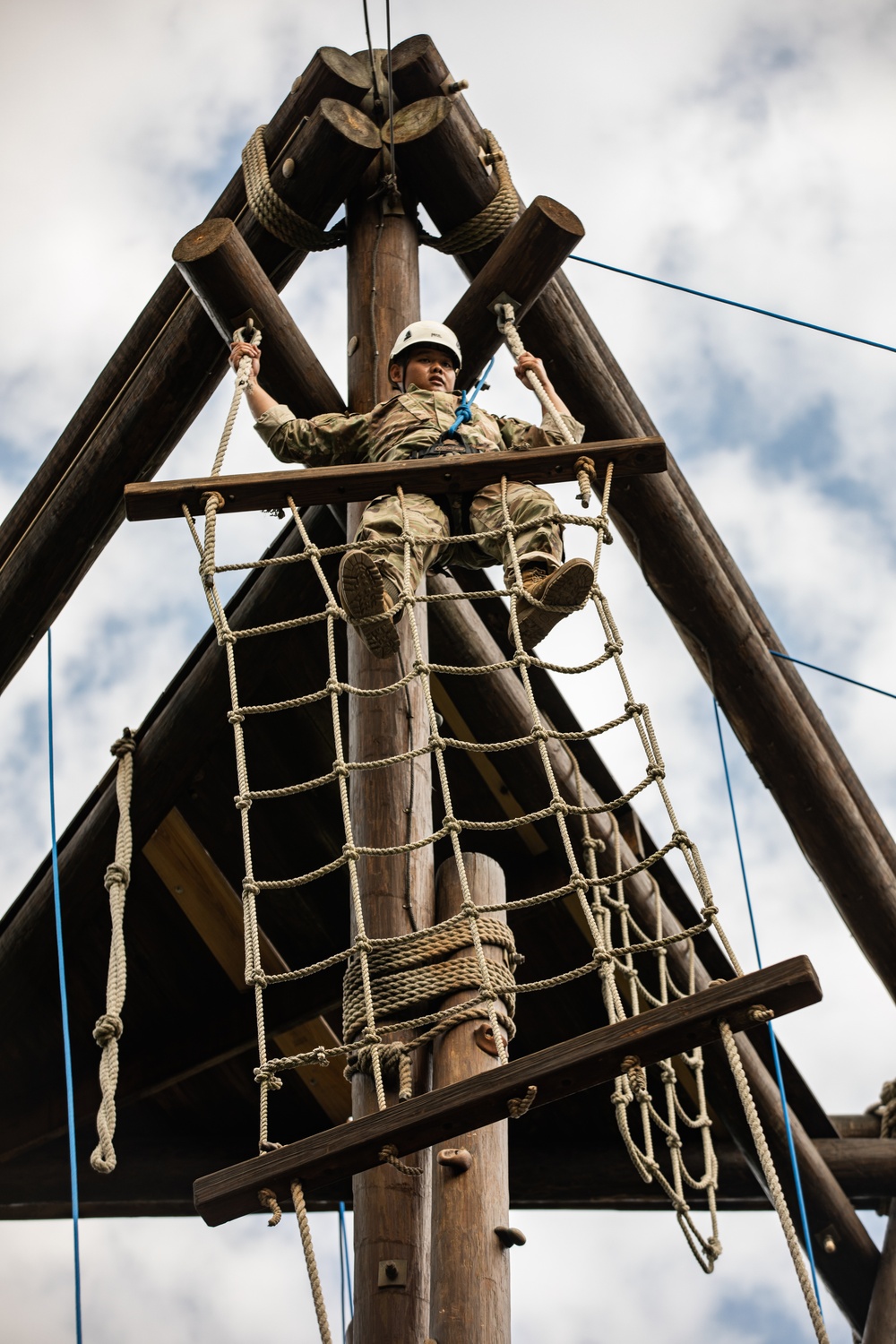 1st Inf. Div. Soldiers Train Cadets at CST Obstacle Course