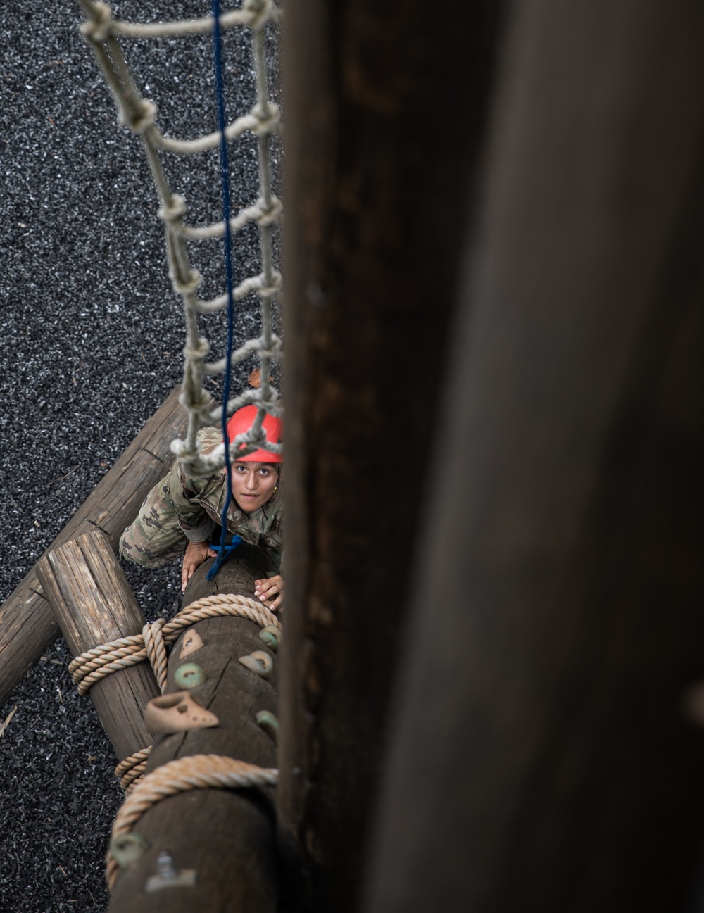 1st Inf. Div. Soldiers Train Cadets at CST Obstacle Course