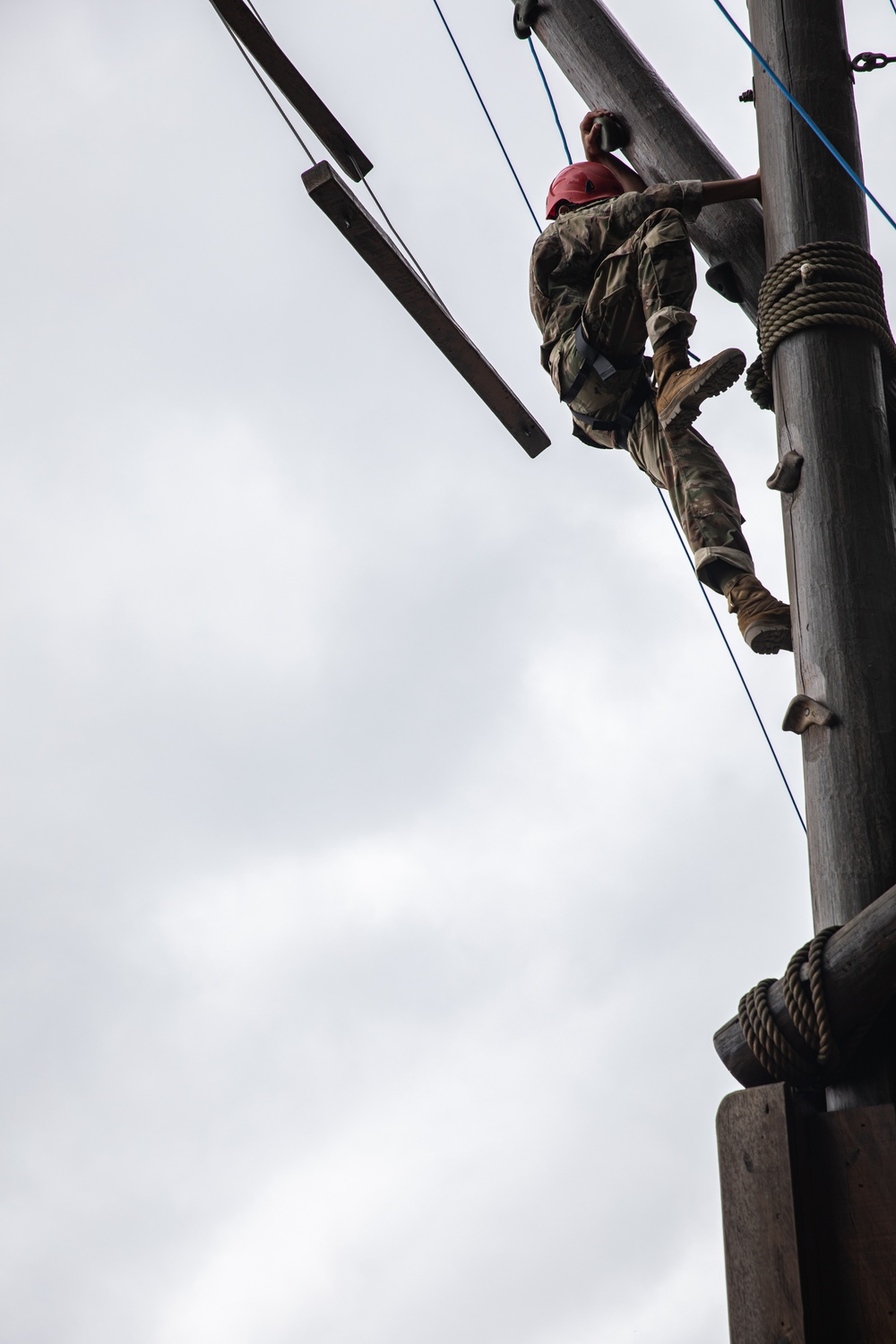 1st Inf. Div. Soldiers Train Cadets at CST Obstacle Course