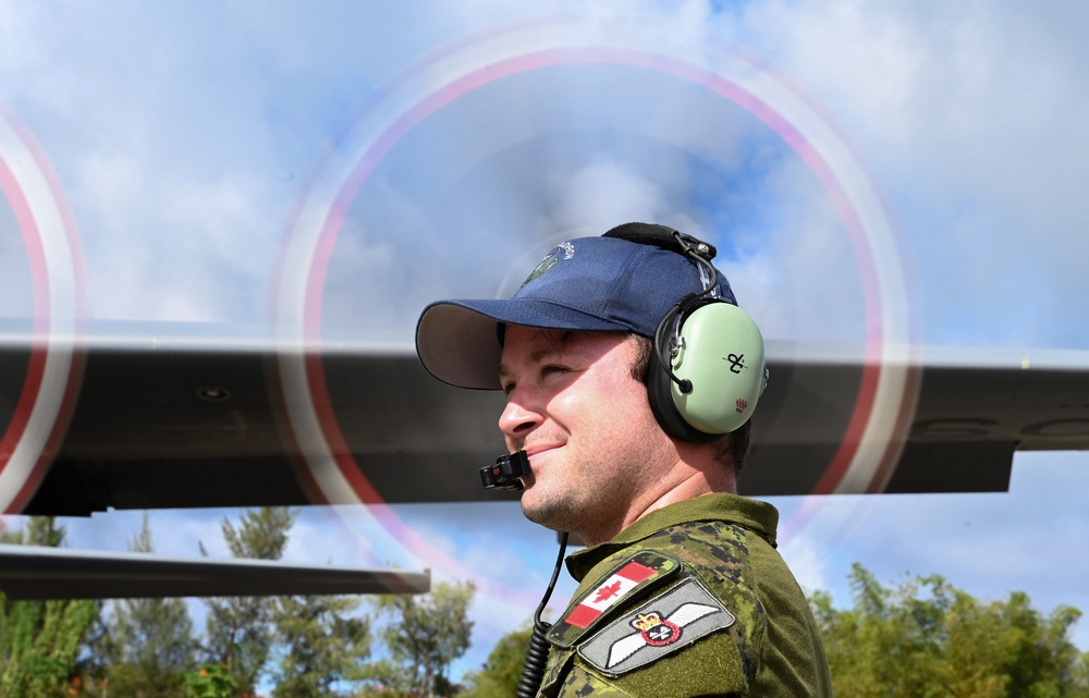 U.S. Army and RCAF C130J Hercules preparation