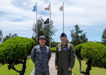 JASDF aero safety service group commander visits Kadena