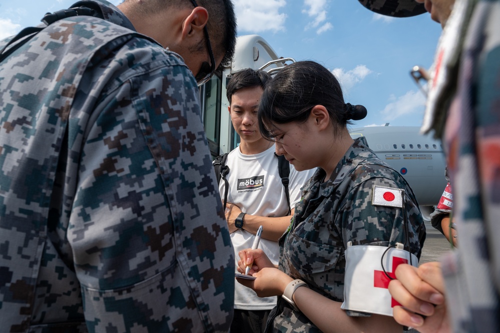 Five nations performs multi-Lateral Aeromedical Evacuation training during MG23