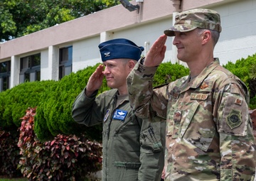 JASDF aero safety service group commander visits Kadena