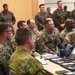 U.S. Marines with 1st Marine Division attend staff brief for Talisman Sabre 23