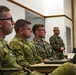 U.S. Marines with 1st Marine Division attend staff brief for Talisman Sabre 23