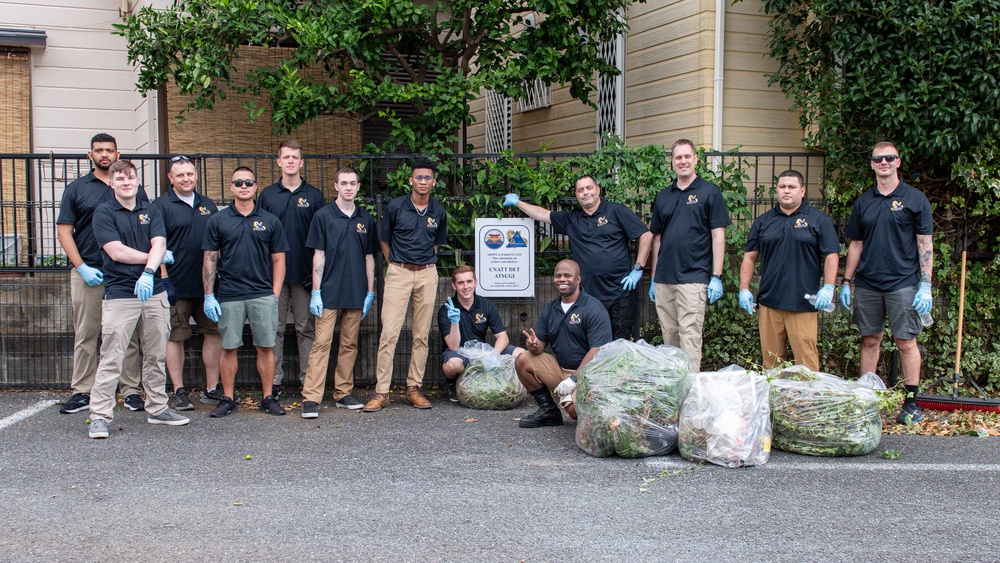 CNATT Parking Lot Clean Up