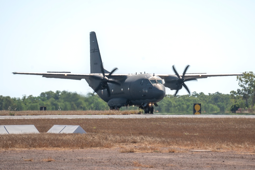 Aircraft arrive for Talisman Sabre 23