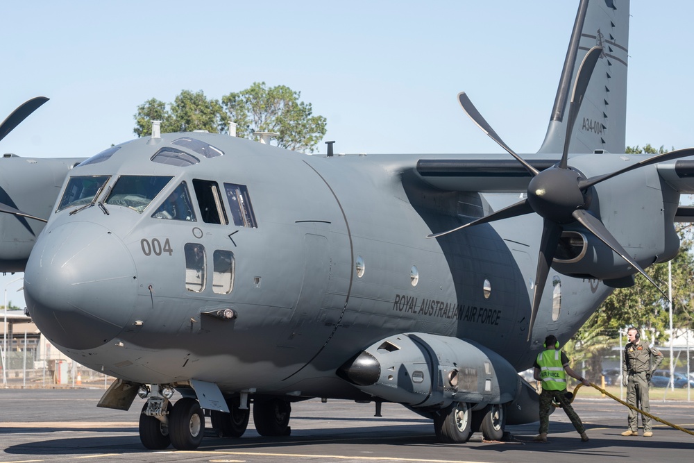 Aircraft arrive for Talisman Sabre 23