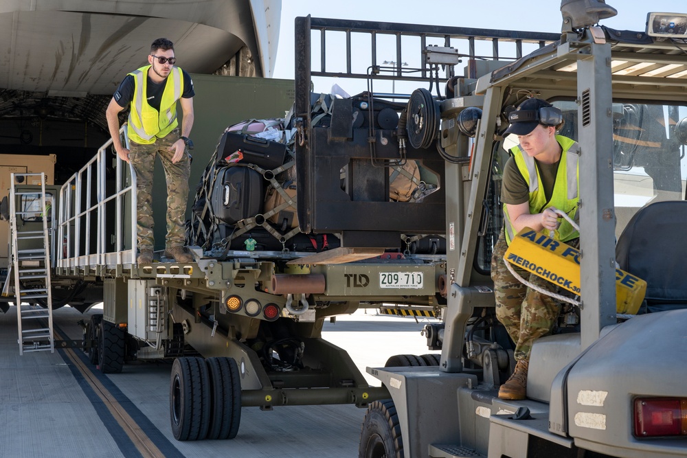 Aircraft arrive for Talisman Sabre 23