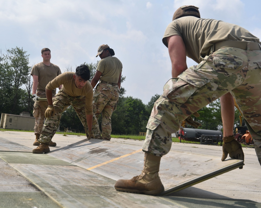 Joint Base Andrews engineers conduct bivouac training to enhance skills, capabilities