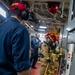 Sailors Aboard USS John Finn (DDG 113) Conduct Fire Drill