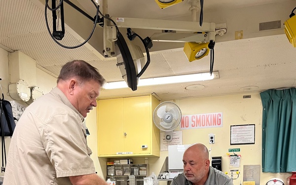 MSCEURAF STAFF SUPPORTS USNS JOSHUA HUMPHREYS IN SWEDEN