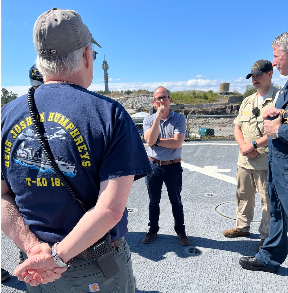 MSCEURAF STAFF SUPPORTS USNS JOSHUA HUMPHREYS IN SWEDEN