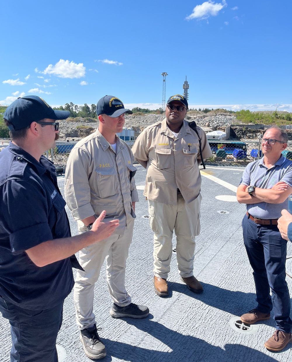 MSCEURAF STAFF SUPPORTS USNS JOSHUA HUMPHREYS IN SWEDEN