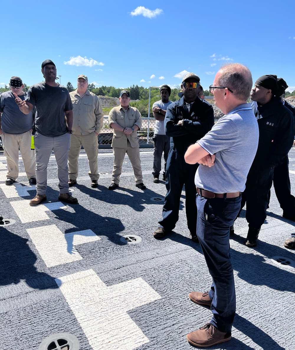 MSCEURAF STAFF SUPPORTS USNS JOSHUA HUMPHREYS IN SWEDEN