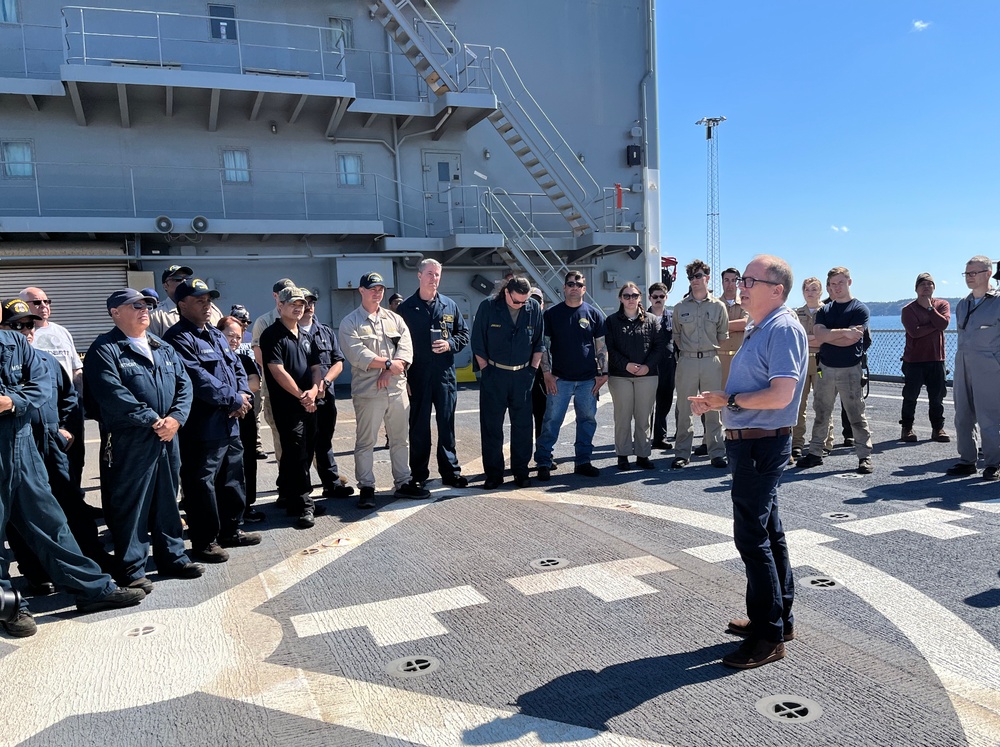 MSCEURAF STAFF SUPPORTS USNS JOSHUA HUMPHREYS IN SWEDEN