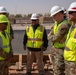 378th AEW command staff tours CHU construction