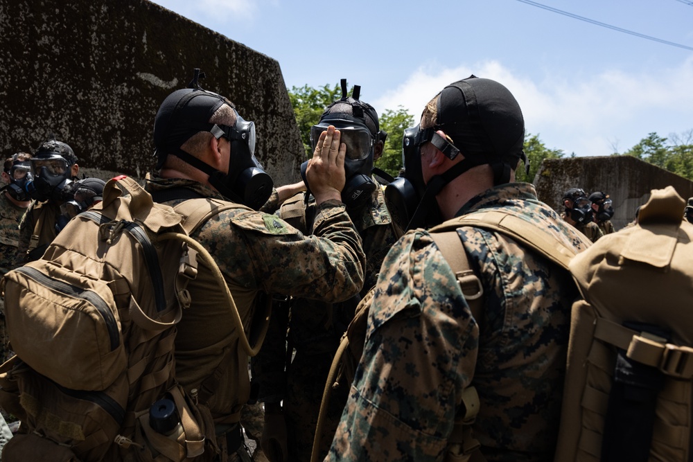 MWSS-171 Marines Conduct Chemical, Biological, Radiological, and Nuclear Defense Training at Eagle Wrath 23