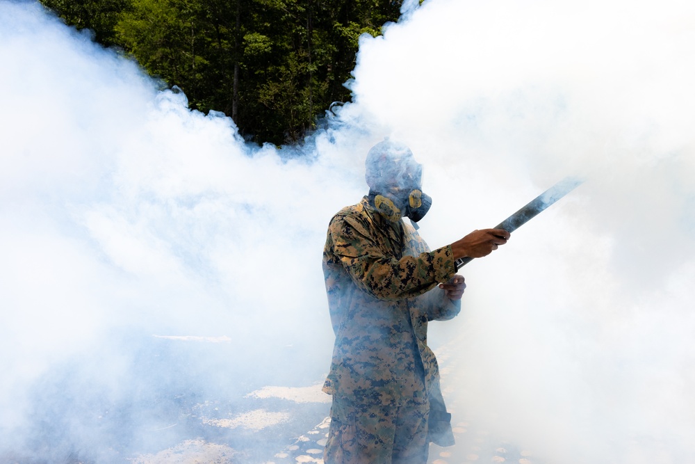 MWSS-171 Marines Conduct Chemical, Biological, Radiological, and Nuclear Defense Training at Eagle Wrath 23