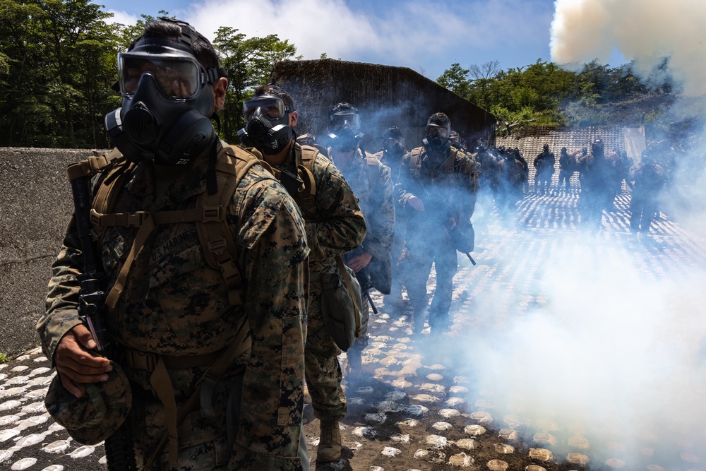 MWSS-171 Marines Conduct Chemical, Biological, Radiological, and Nuclear Defense Training at Eagle Wrath 23