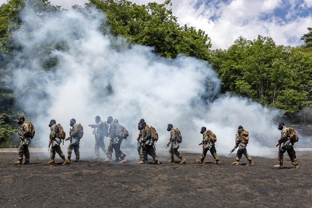 MWSS-171 Marines Conduct Chemical, Biological, Radiological, and Nuclear Defense Training at Eagle Wrath 23