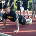 U.S. Army Soldier performs Hand Release Push-ups for ACFT