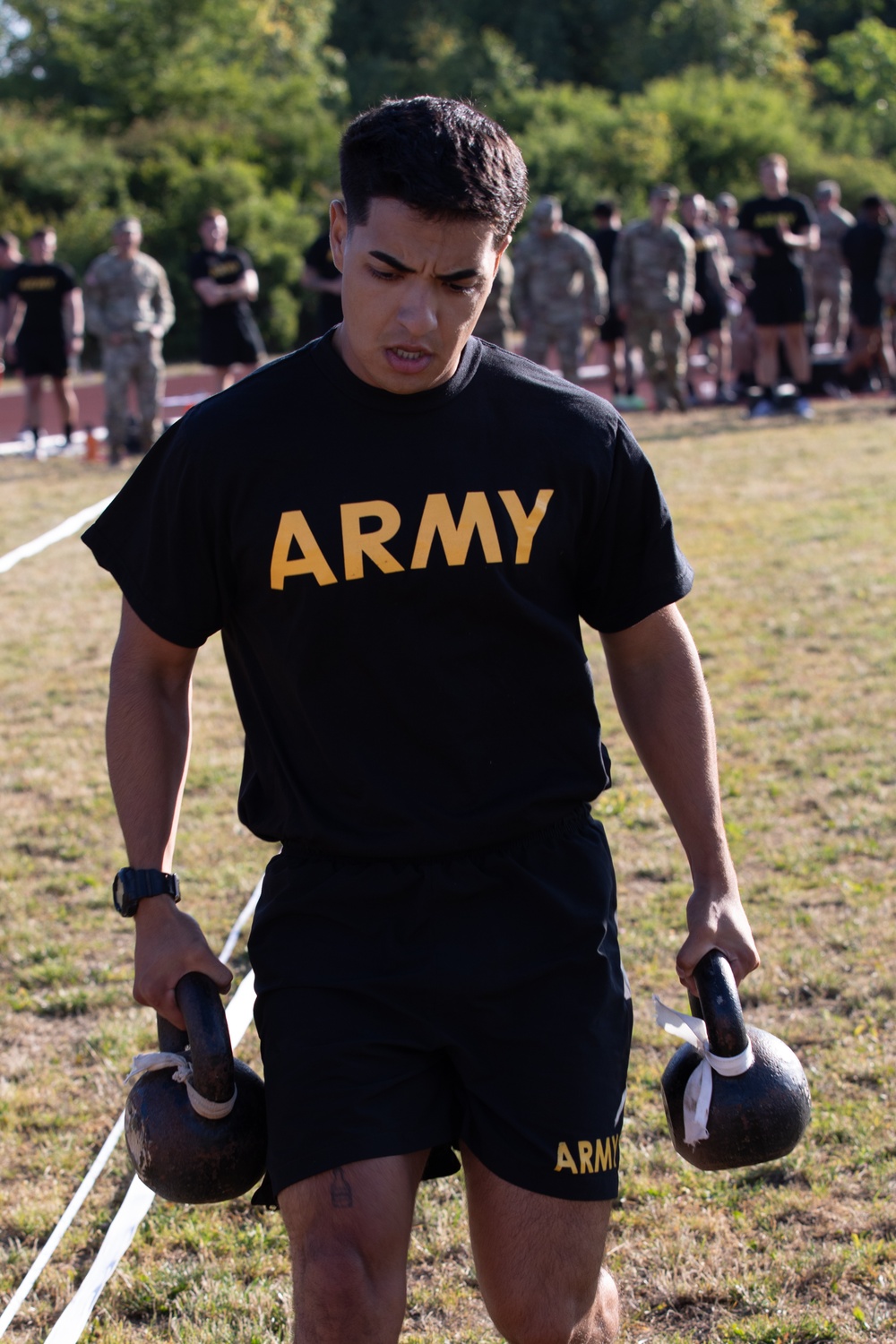 DVIDS - Images - U.S. Army Soldier carries kettle bells in ACFT [Image ...