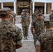 Cpl. Garcia reenlistment ceremony