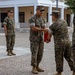 Cpl. Garcia reenlistment ceremony
