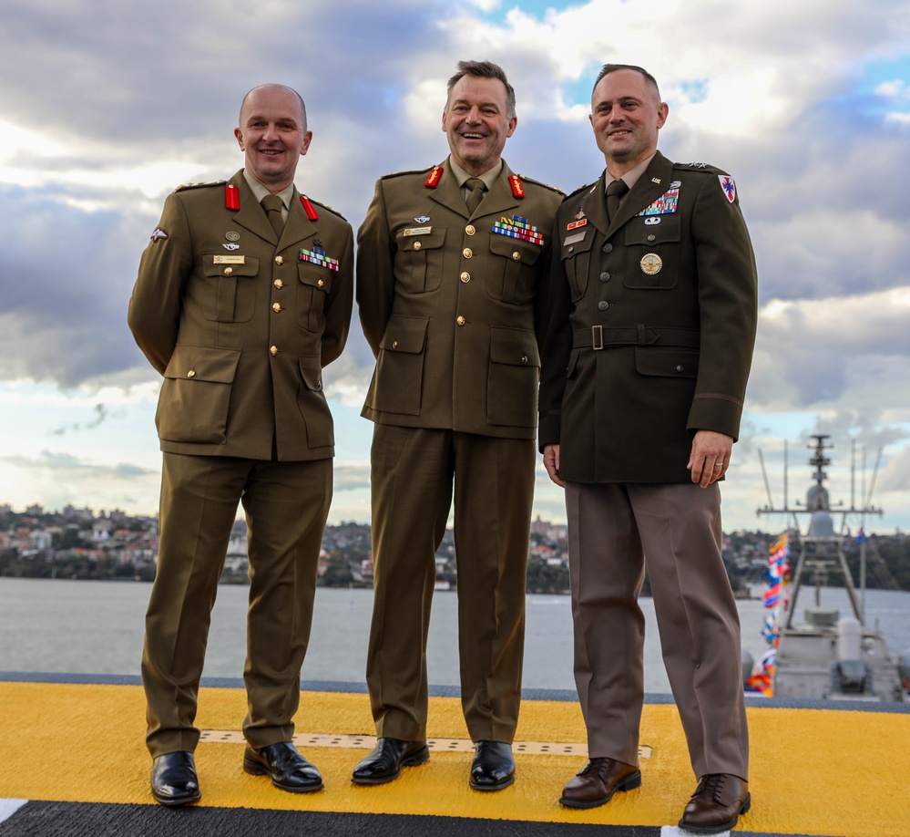 Talisman Sabre 2023 Opening Ceremony on board HMAS Canberra