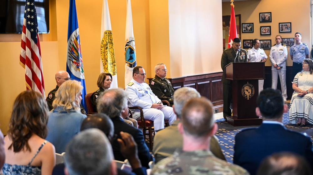 Major General Richard J. Heitkamp assumes command of the IADC