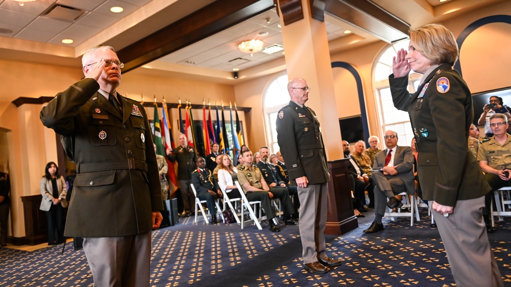 Major General Richard J. Heitkamp assumes command of the IADC