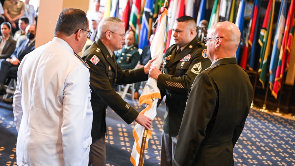 Major General Richard J. Heitkamp assumes command of the IADC