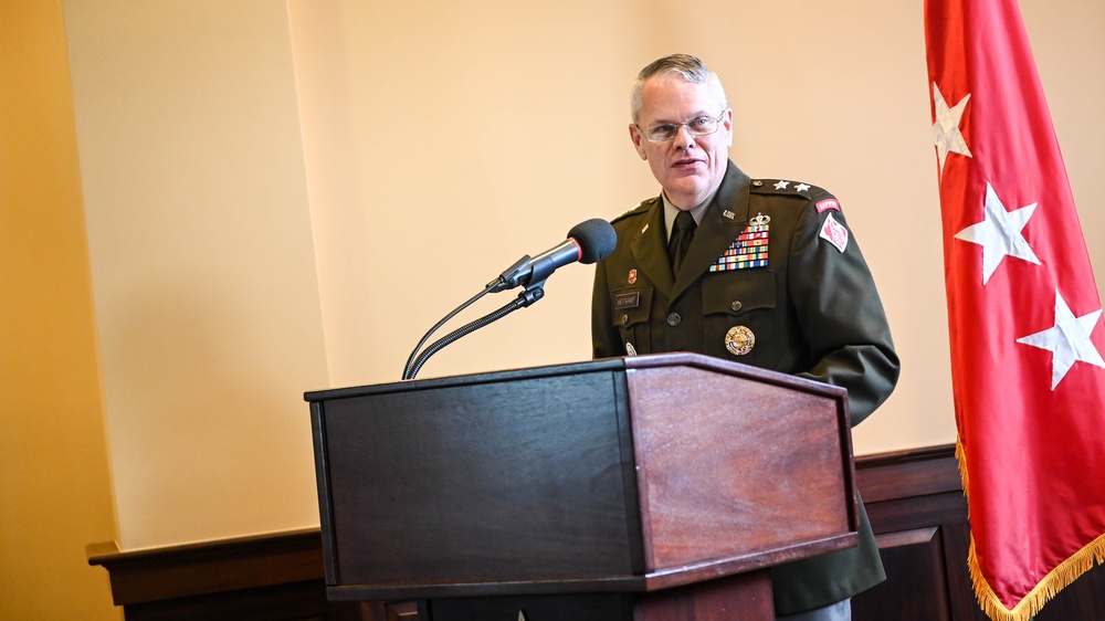 Major General Richard J. Heitkamp assumes command of the IADC