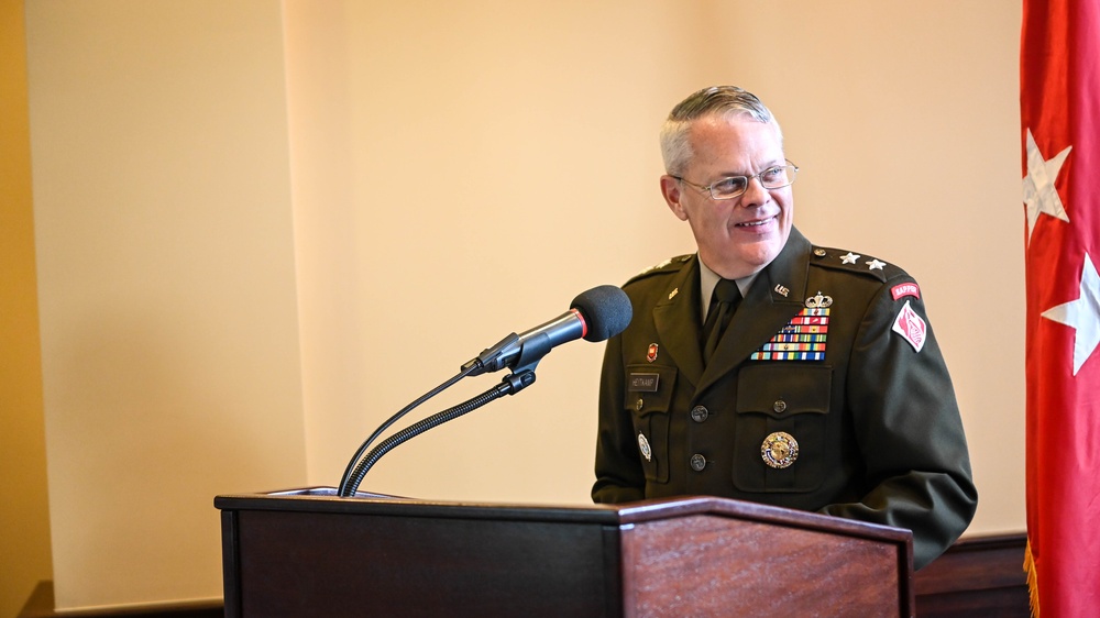 Major General Richard J. Heitkamp assumes command of the IADC