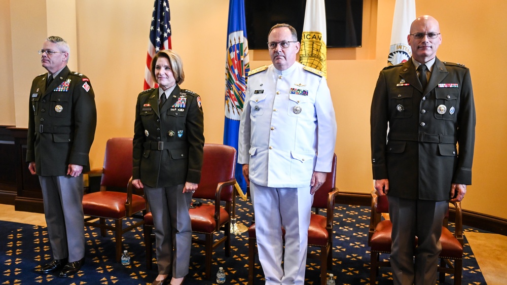 Major General Richard J. Heitkamp assumes command of the IADC