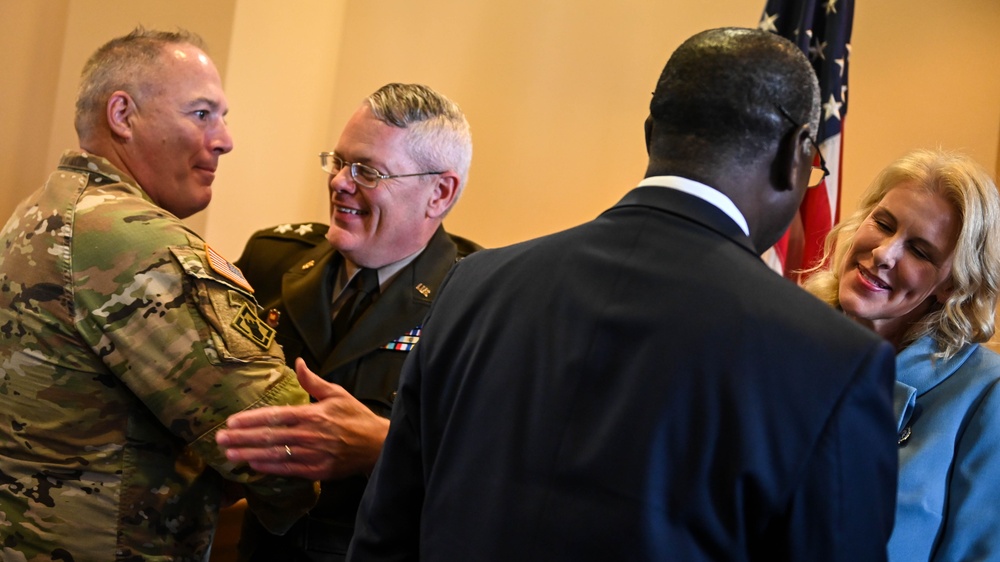 Major General Richard J. Heitkamp assumes command of the IADC