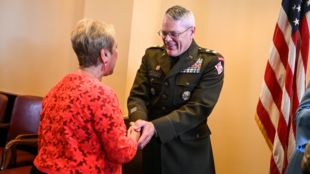 Major General Richard J. Heitkamp assumes command of the IADC