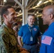 NASA and Canadian Space Agency Astronauts Meet with Sailors