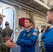 NASA and Canadian Space Agency Astronauts Meet with Sailors