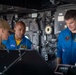 NASA and Canadian Space Agency Astronauts Meet with Sailors