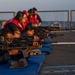 USS Rafael Peralta (DDG 115) conducts a marksmanship qualification course on the flight deck