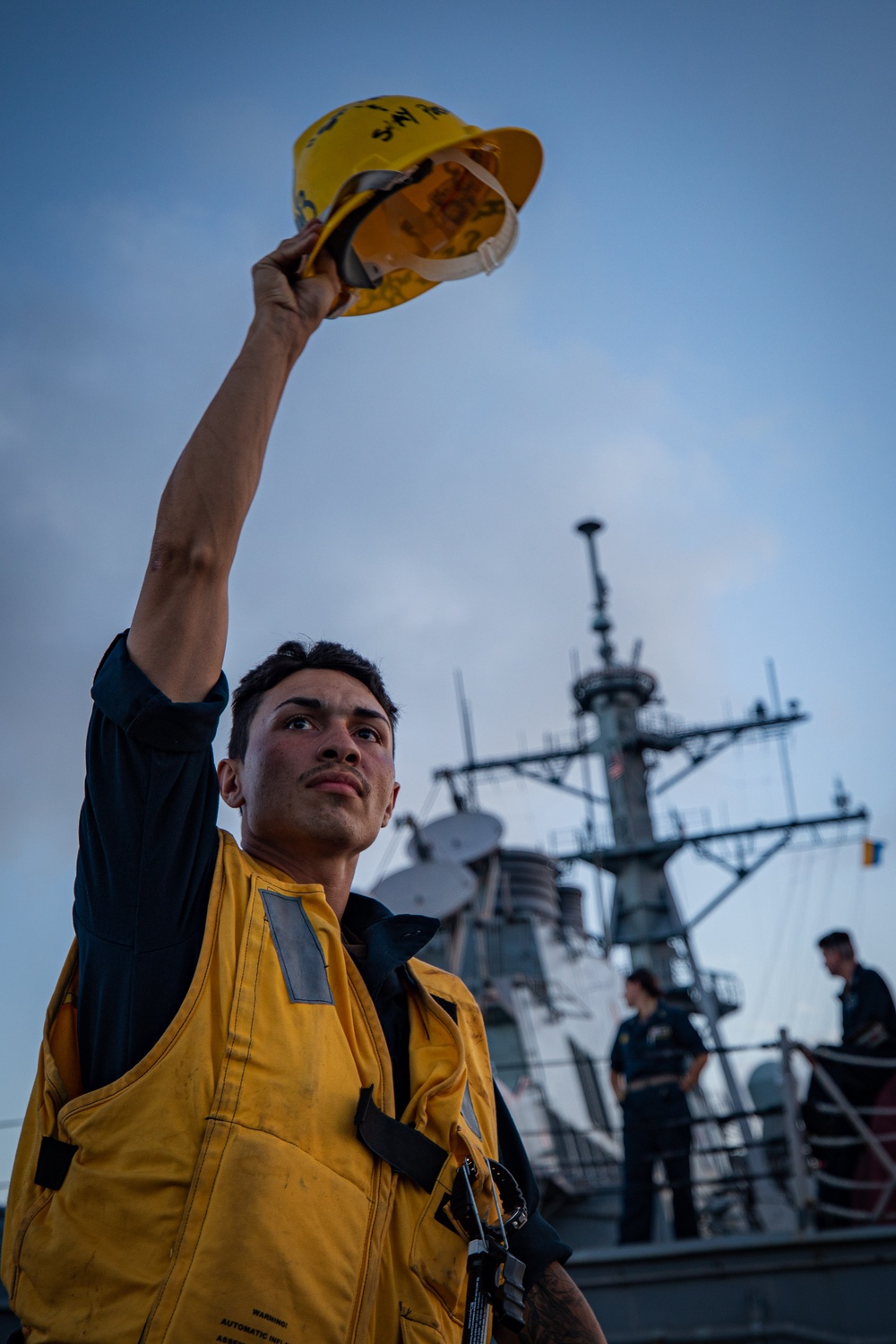 USS Carney (DDG 64) Conduct RHIB Ops During CSG-4 COMPTUEX