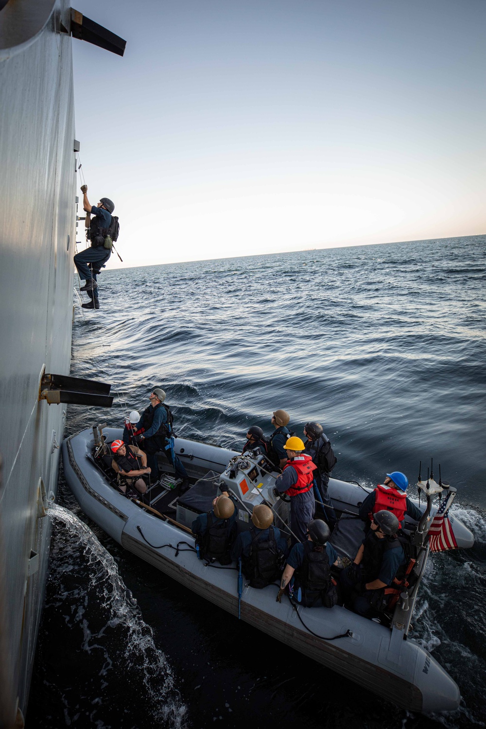 USS Carney (DDG 64) Conducts VBSS During CSG-4 COMPTUEX