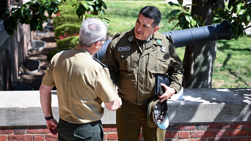 Chilean police attache Visits the IADC