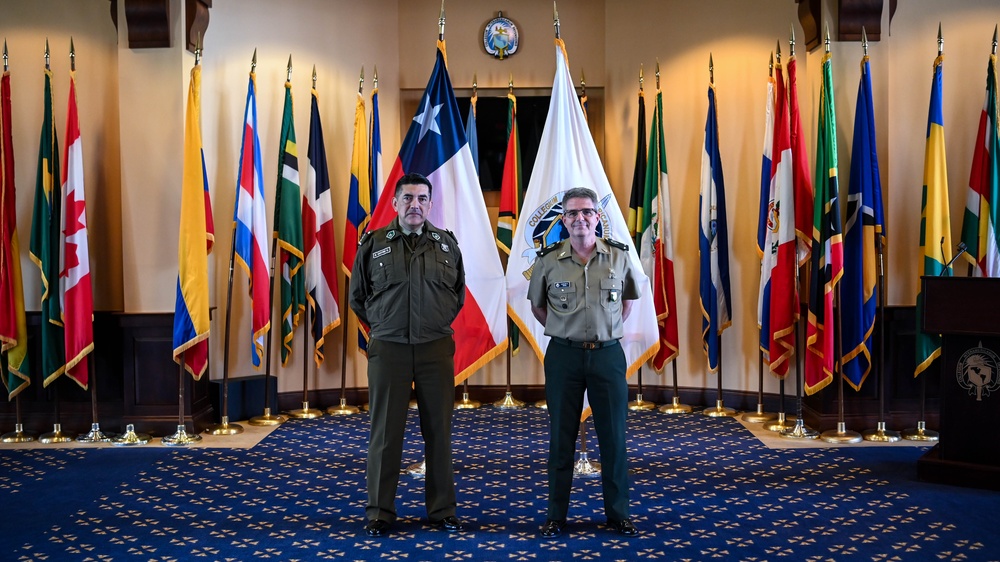 Chilean police attache Visits the IADC