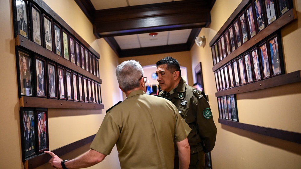 Chilean police attache Visits the IADC