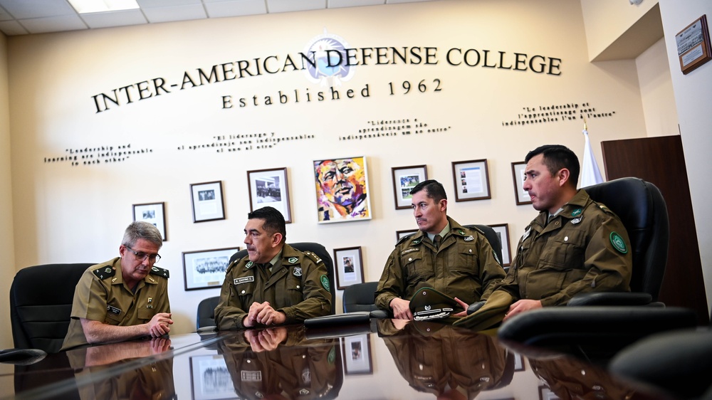 Chilean police attache Visits the IADC